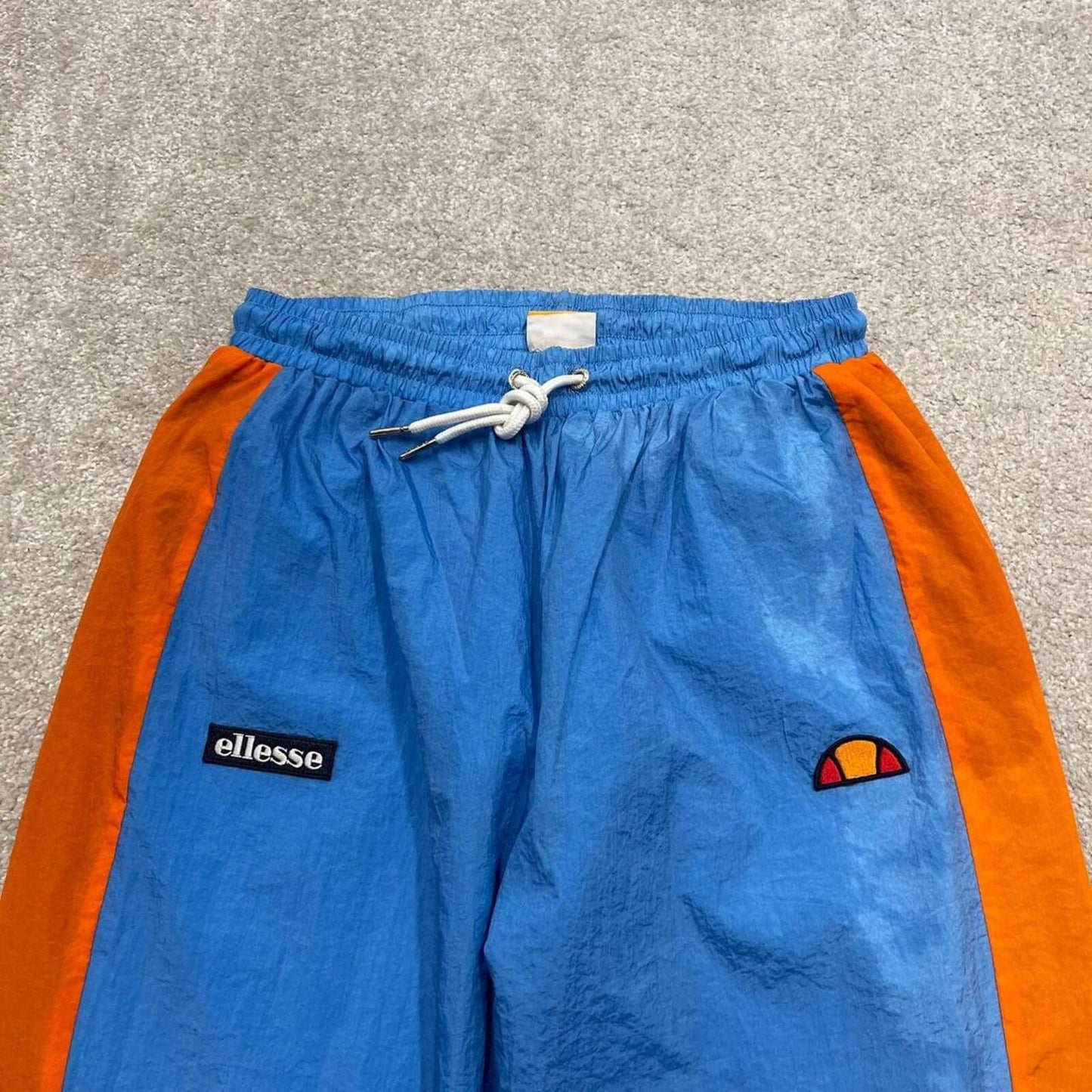 Y2k Ellesse tracksuit bottoms striped blue