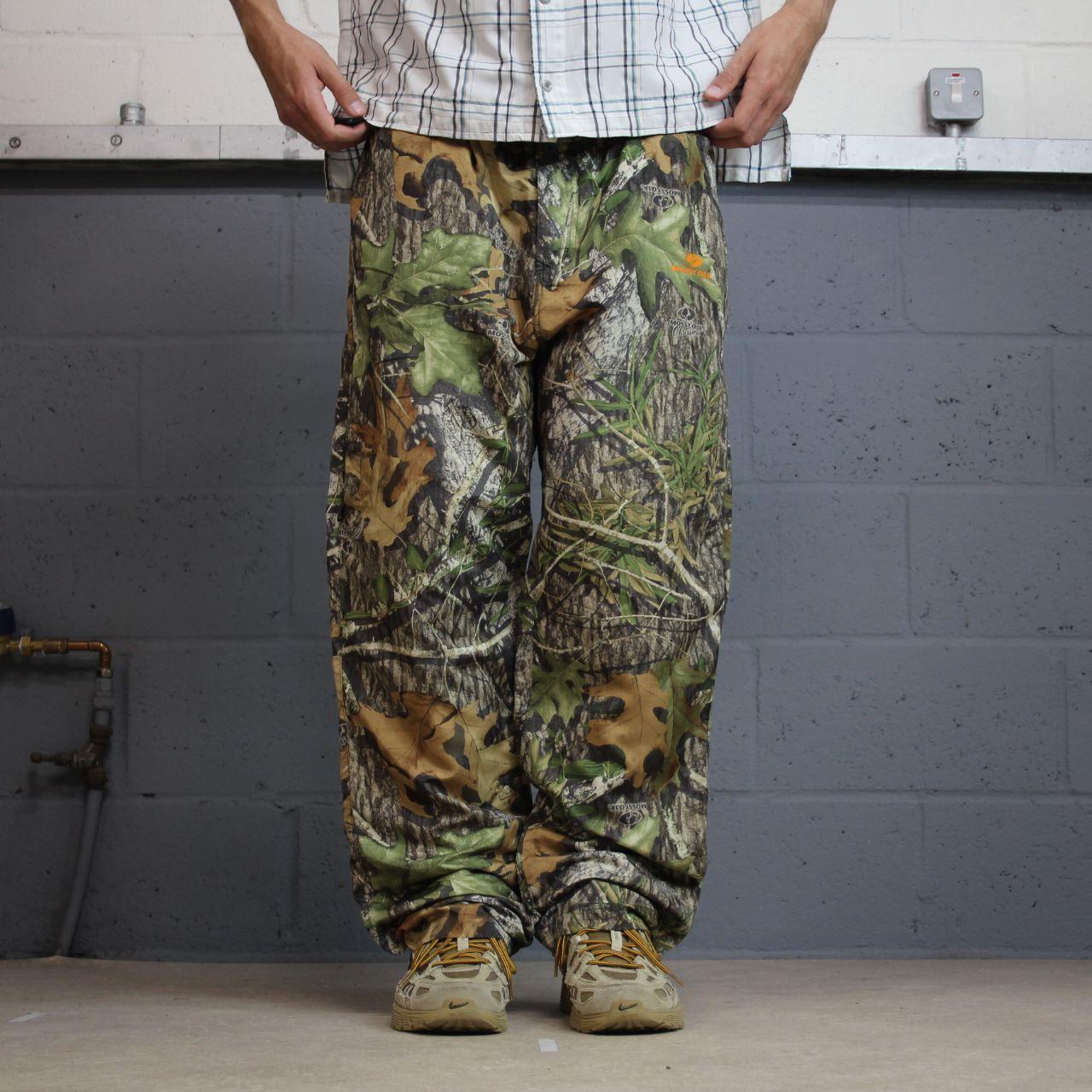 Y2K convertible Mossy Oak camo trousers / shorts lightweight technical outdoors hiking pants