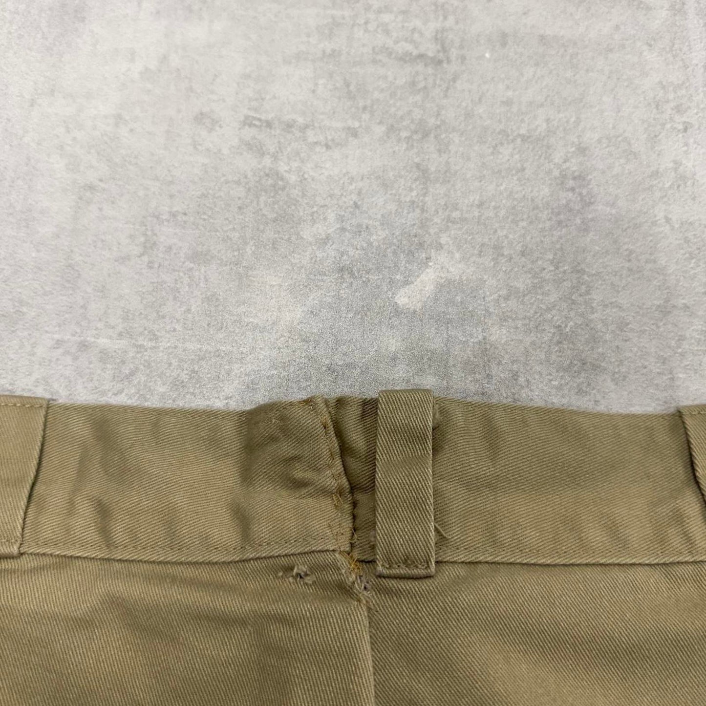 Beige Dickies pants W38L30 loose twill chino style skater pants