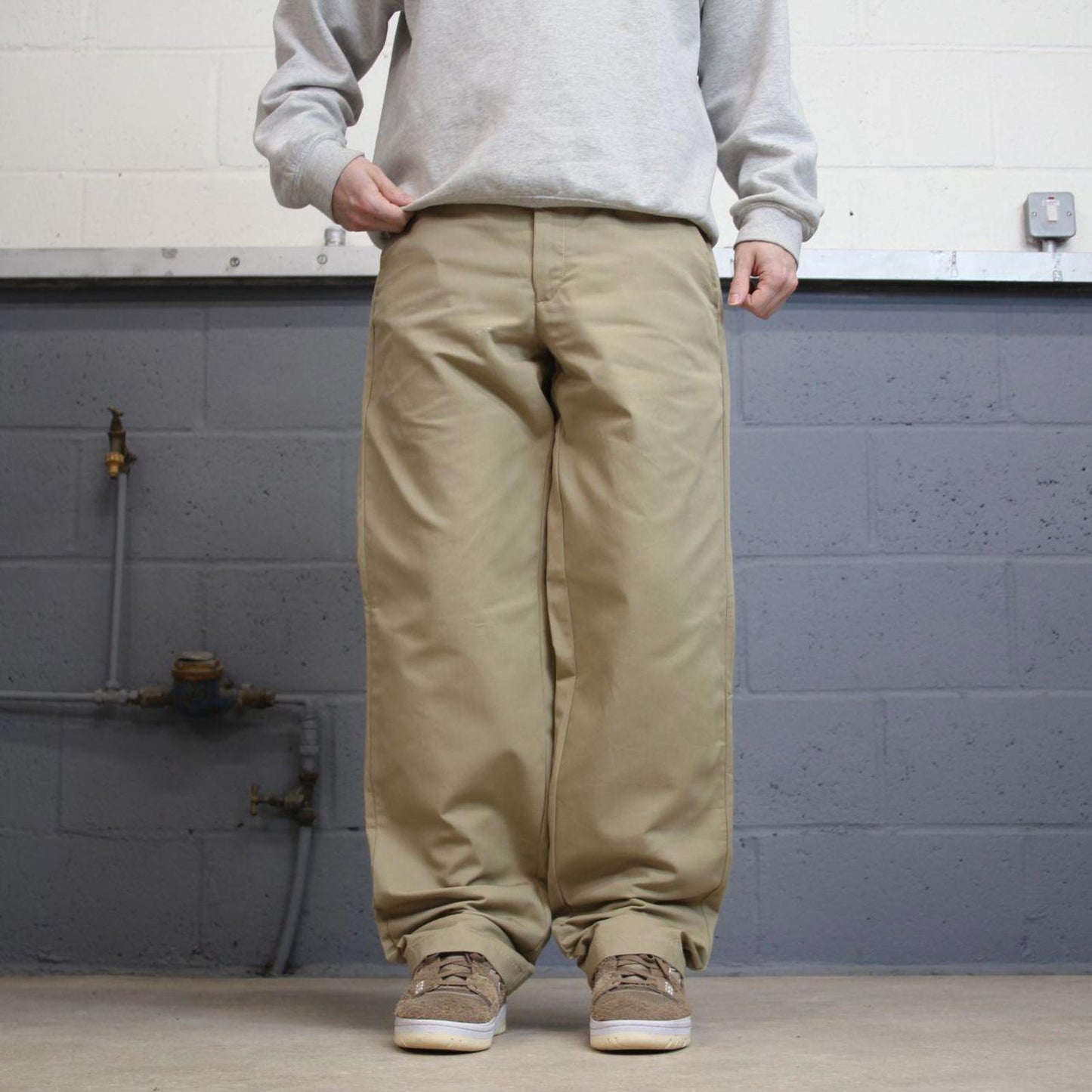 Vintage Red Kap baggy pants W34L34 beige loose baggy y2k 90s chino style skate trousers