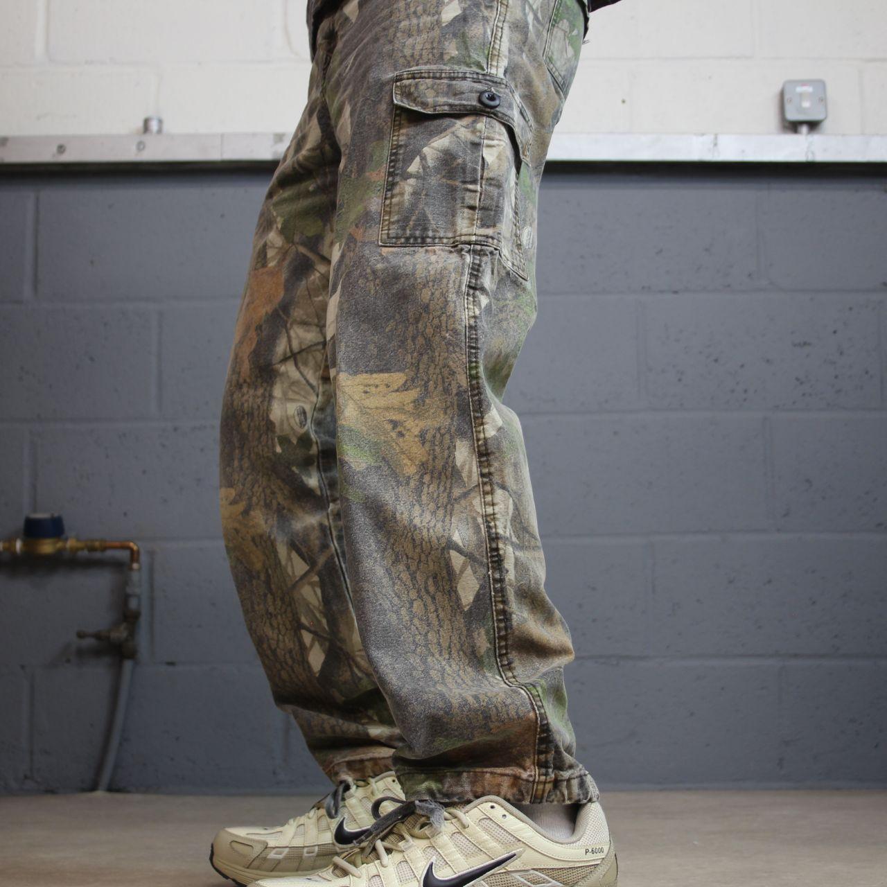 Realtree camo cargo pants Y2K small khaki Straight leg Ranger camouflage hunting utility trousers