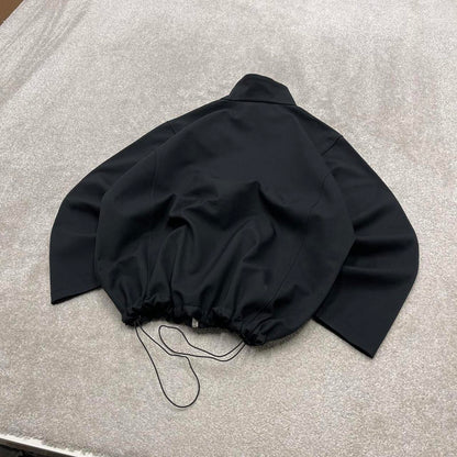 00s Columbia windbreaker jacket y2k style 2XL women's black full zip soft shell coat technical