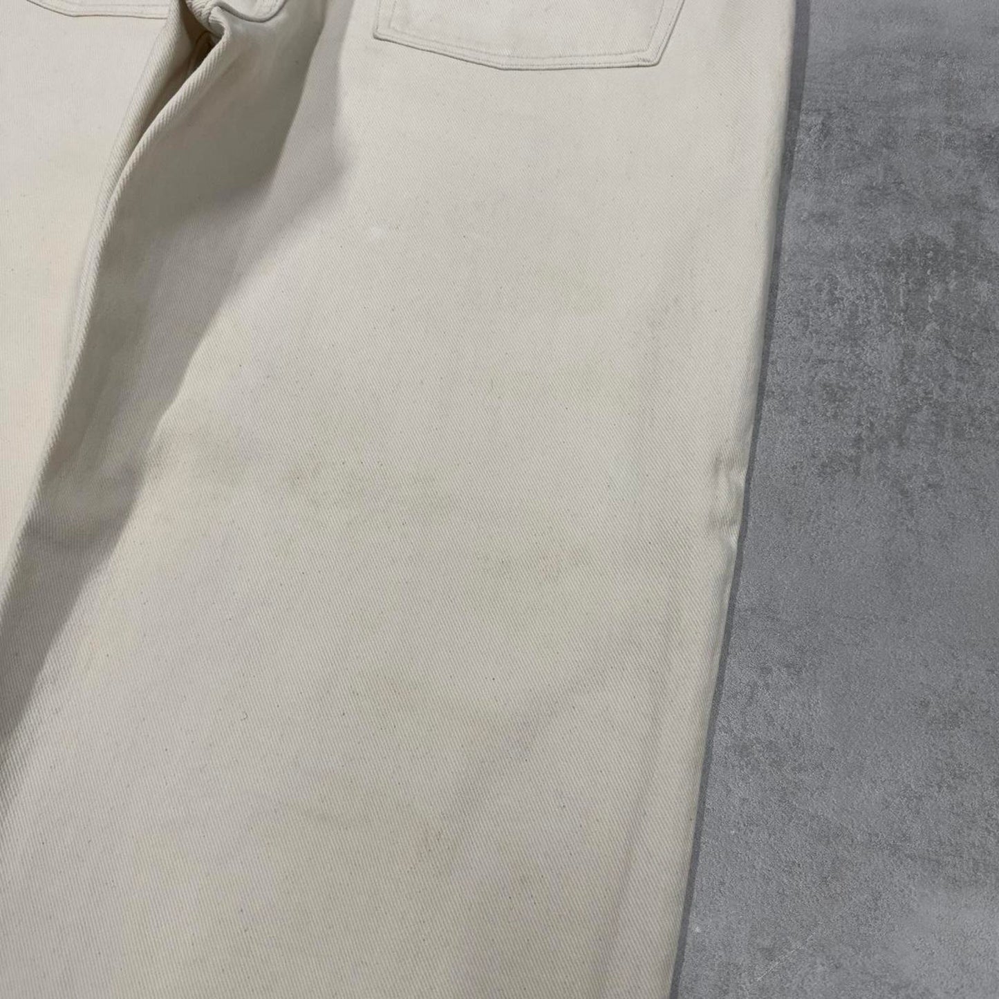 Baggy Anchor Blue jeans W38 L31 off white baggy denim skater pants