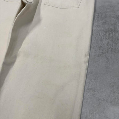 Baggy Anchor Blue jeans W38 L31 off white baggy denim skater pants