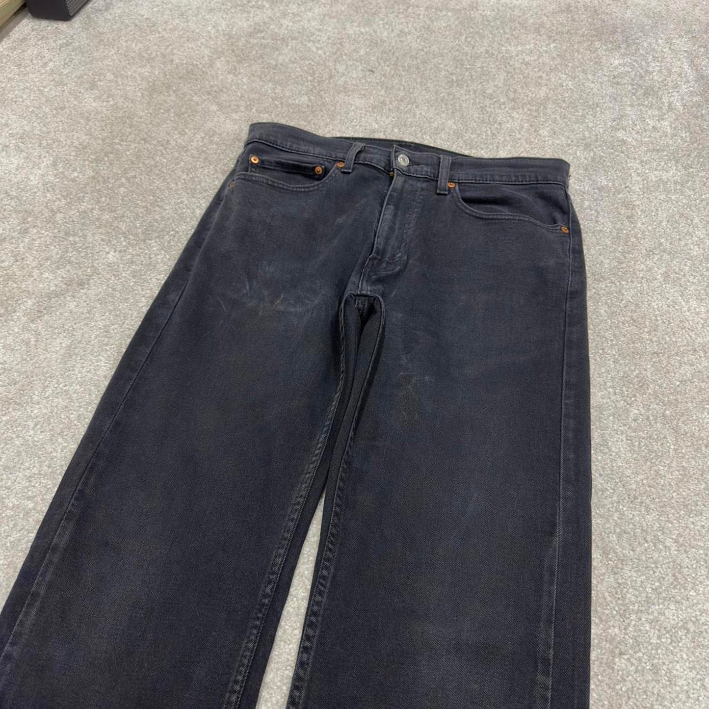 Vintage y2k Levis 505 jeans black skater style 5 pocket straight leg denim pants