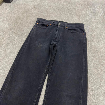 Vintage y2k Levis 505 jeans black skater style 5 pocket straight leg denim pants