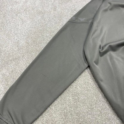 00s Oakley technical track jacket L men's y2k style grey lightweight full zip tech coat