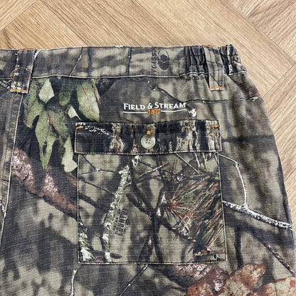 Mossy Oak baggy camo cargo pants Field & Stream camouflage utility combat trousers