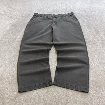 Grey Carhartt carpenter jeans W38L26 relaxed fit canvas 90s skater style work cargos