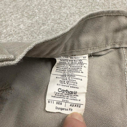 Vintage baggy Carhartt carpenter jeans stone 90s skater style W42L32 wide leg carpenters