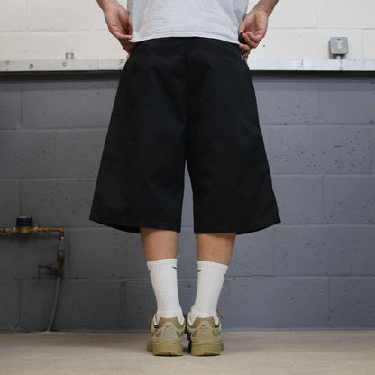 Dickies baggy chino shorts carpenter black Chino style skater shorts long wide leg festival