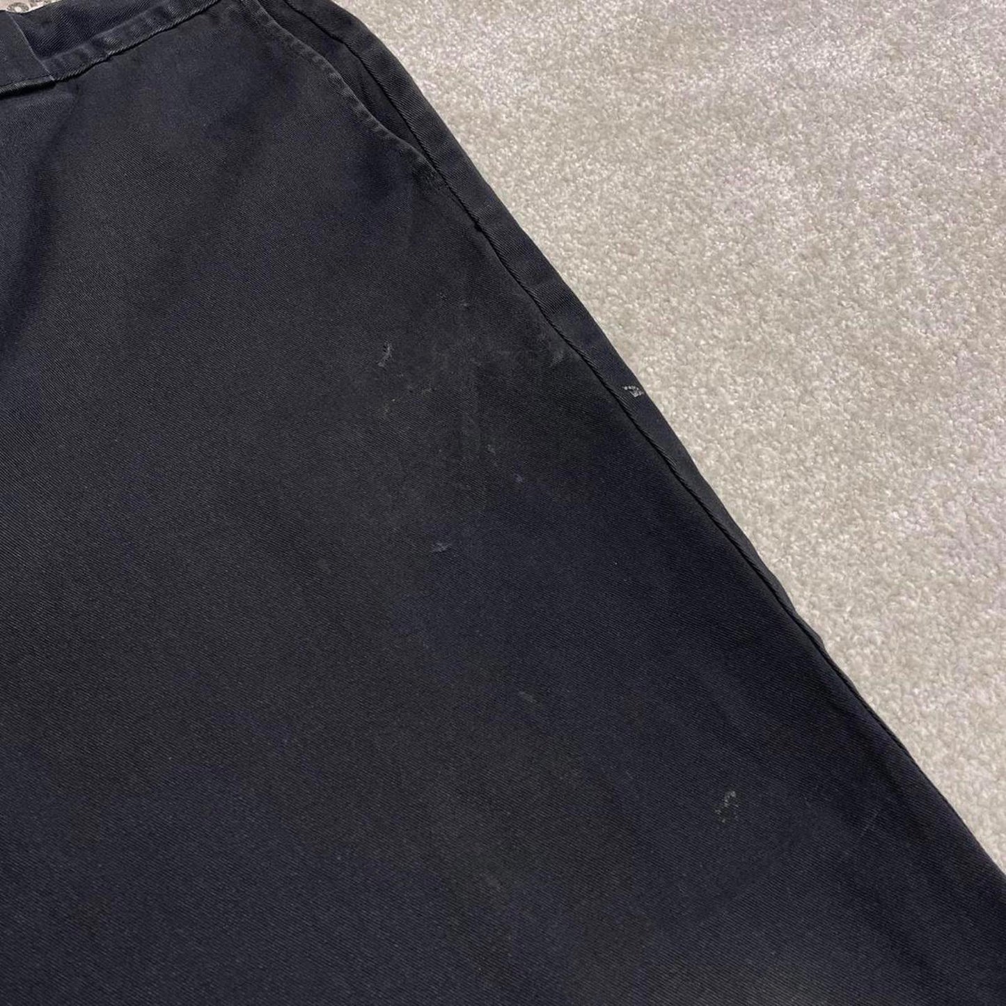 Y2K Dickies 874 work pants faded black Loose original fit chino style skate trousers