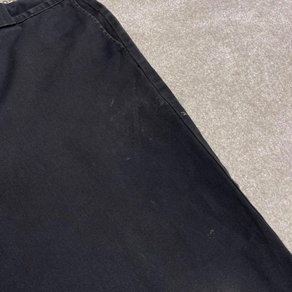 Y2K Dickies 874 work pants faded black Loose original fit chino style skate trousers