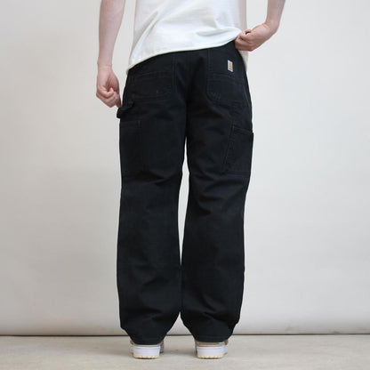 Carhartt double knee carpenter pants W34 L32 black loose relaxed skater style cargos