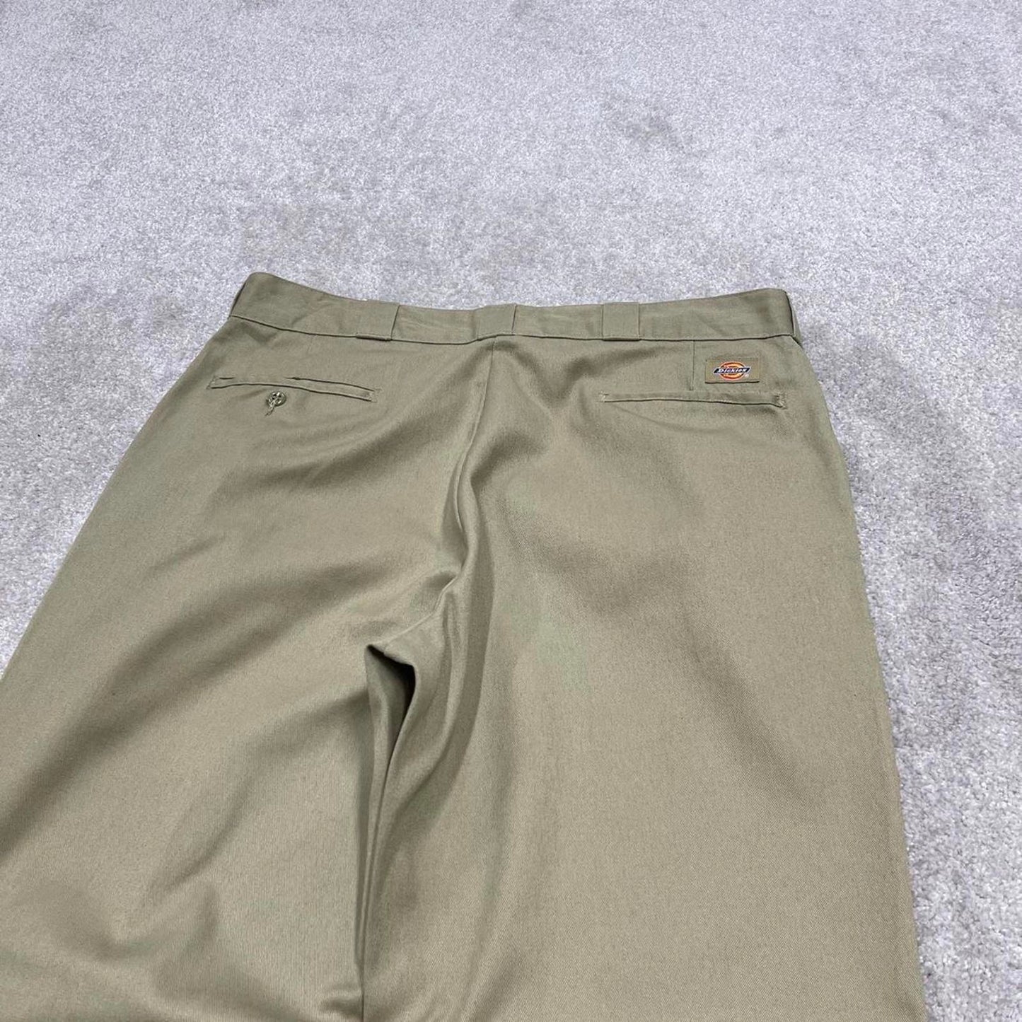 Beige Dickies 874 pants W38L32 loose original fit twill chino style skater pants