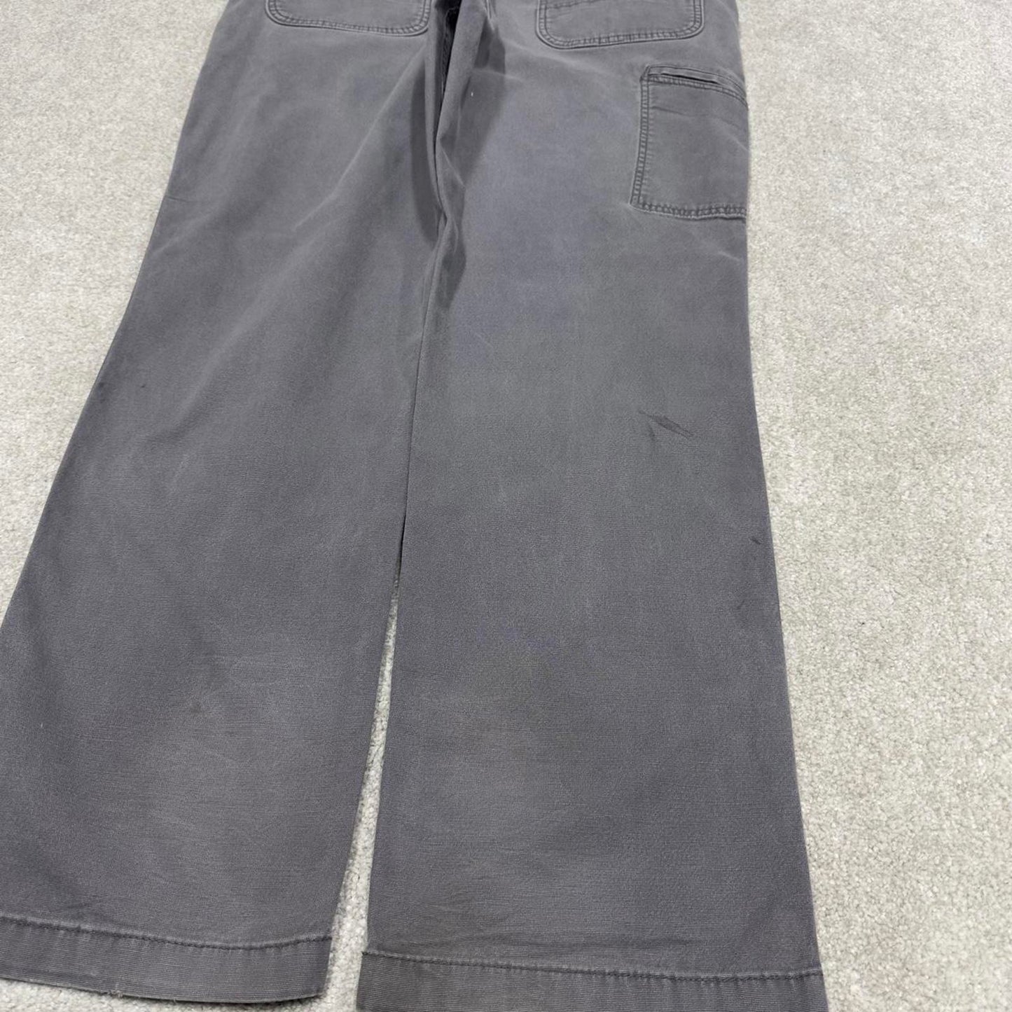 Vintage Carhartt carpenter pants grey 90s skater style W38L32 relaxed carpenters