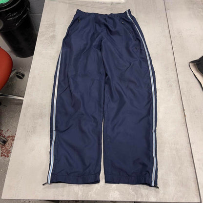Navy Starter tracksuit bottoms S Loose y2k shell suit trackies