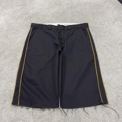 Dickies chino shorts black Chino style skater shorts lon leg festival
