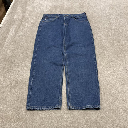 Carhartt workjeans relaxed fit blue Loose 100% cotton denim skate style work pants
