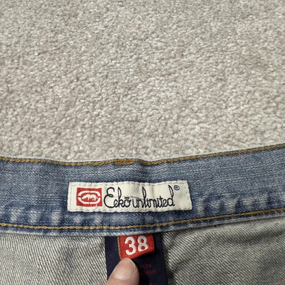 Ecko Unltd baggy jeans W38L32 blue y2k denim skater jeans