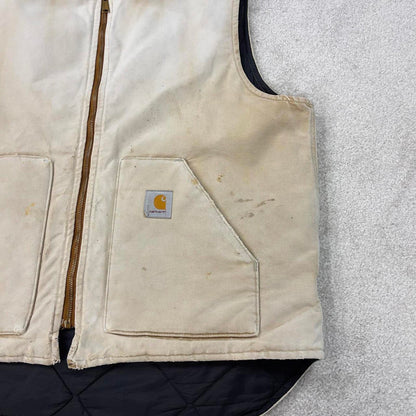 Tan vintage Carhartt Gilet XXL