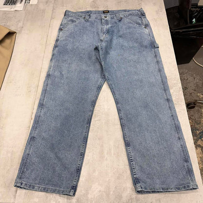 Baggy blue Lee carpenter jeans W38 L30