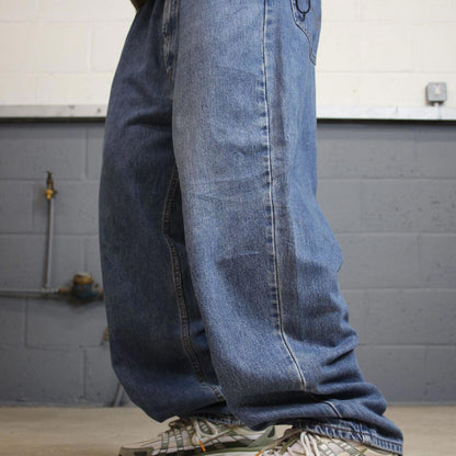 Baggy Levis 560 jeans y2k 90s style W40L30 red tab logo 5 pocket denim pants skater comfort fit