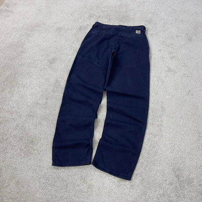Carhartt FR pants W28 L32 loose navy 90s style skater pants