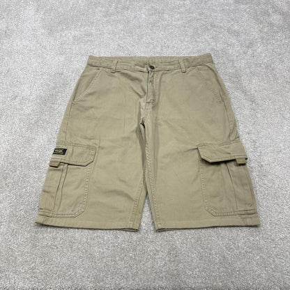 Y2k Wrangler cargo shorts utility khaki Loose summer festival outfit