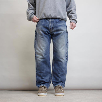 Blue Levi's 505 jeans W38L30 loose denim jeans red tab logo