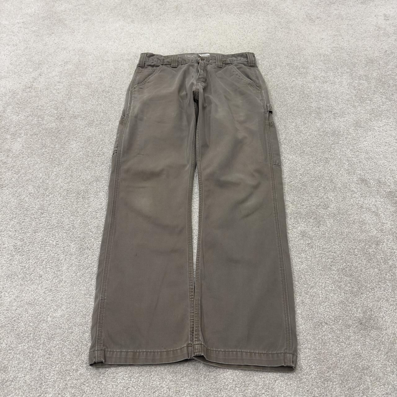 Carhartt carpenter pants relaxed y2k khaki Straight leg skater style workwear pants