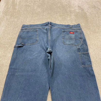 Y2k baggy Dickies carpenter jeans wide leg blue Loose denim skater cargo work pants