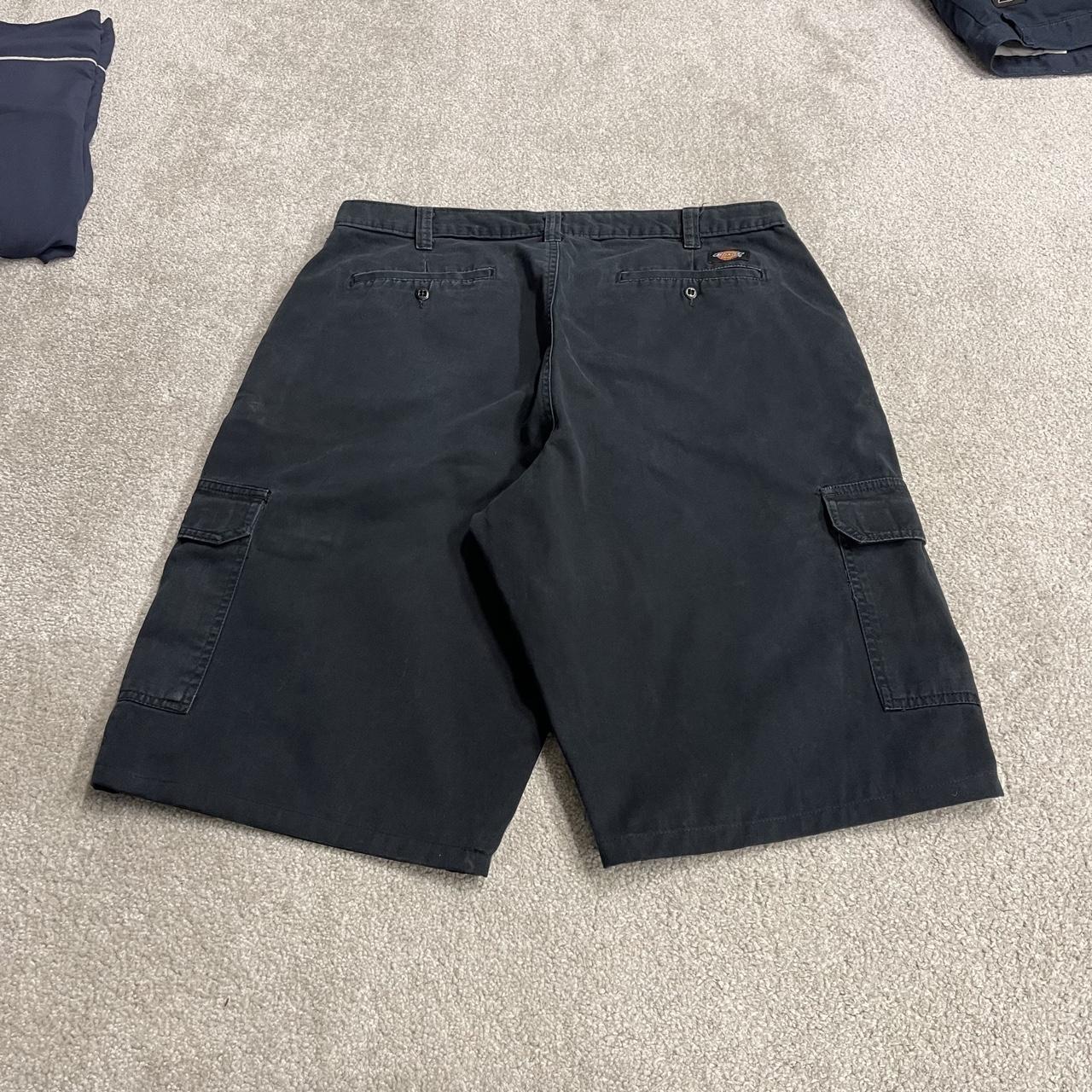 Dickies baggy cargo shorts y2k long black Twill chino skater style cargo shorts