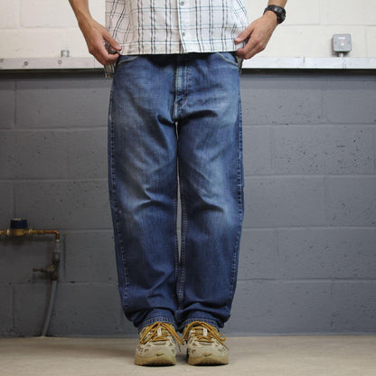 Levi’s 505 jeans y2k W40L30 blue Levi’s straight leg pants red tab logo casual style