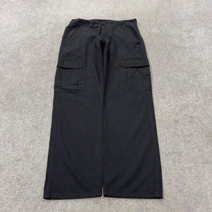 Wrangler cargo pants relaxed y2k black Straight leg relaxed skater work pants