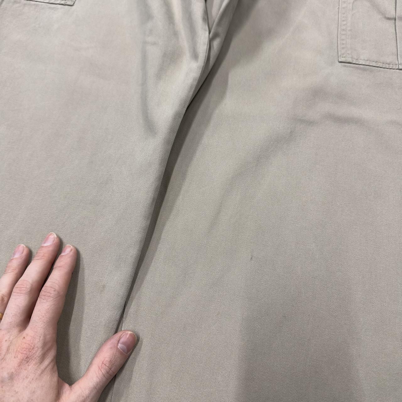 Baggy Wrangler cargo pants y2k beige Wide leg 2000s style skater work pants