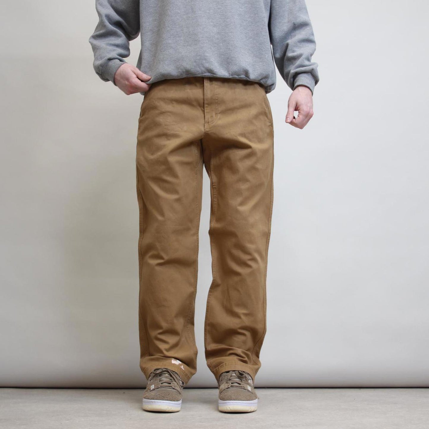 Tan Duluth trading carpenter jeans W36L32 slim fit cargo skater style pants