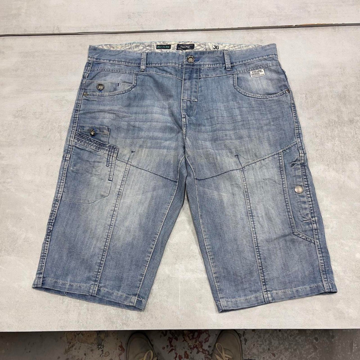 Mens baggy Projek Raw jorts W38