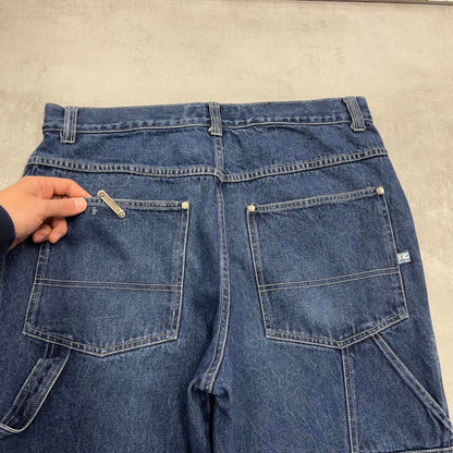 Blue Denim Carpenter JUeans W36 L30 Loose Bucker skater cargos