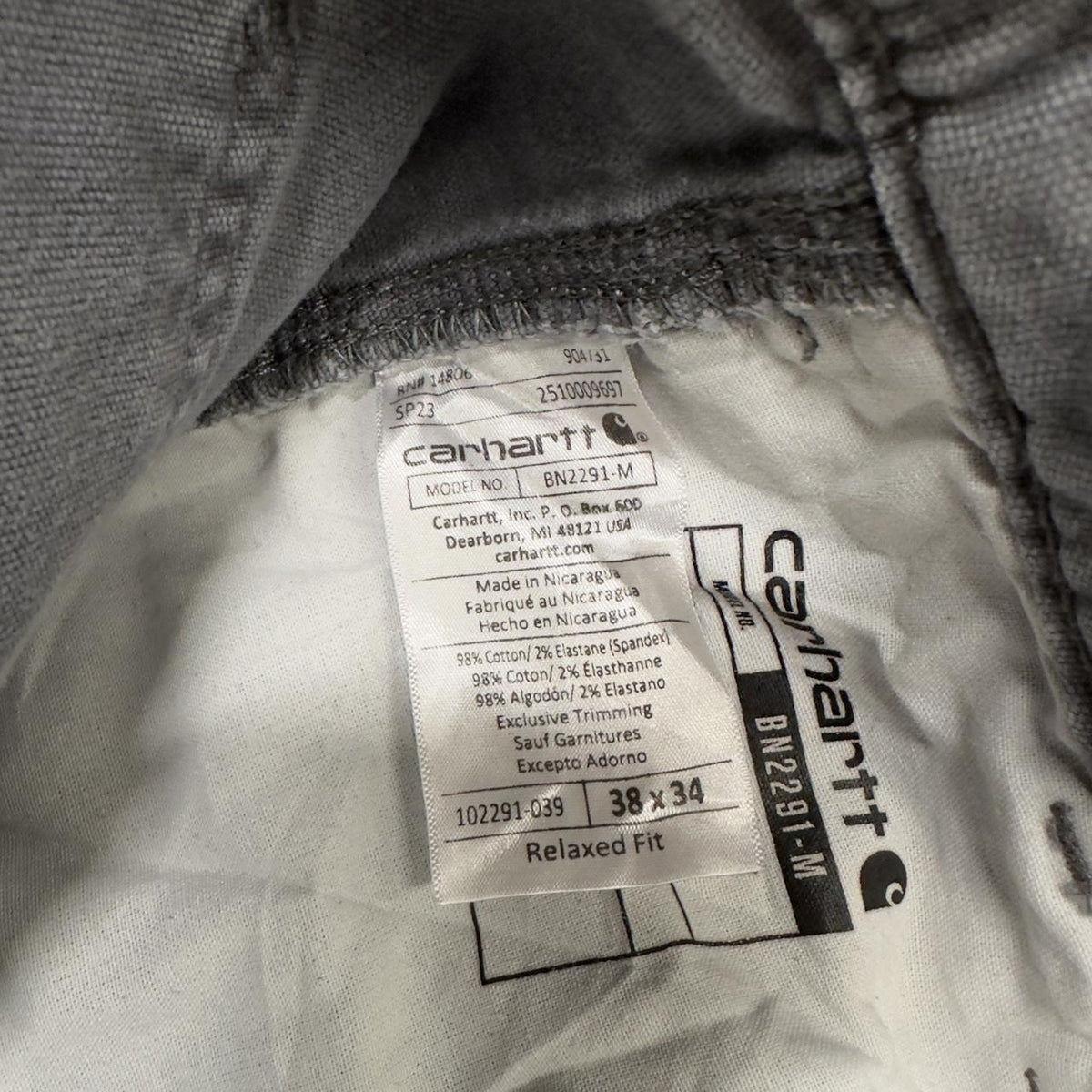 Carhartt carpenter jeans y2k relaxed fit Loose utility workwear skate cargo trousers