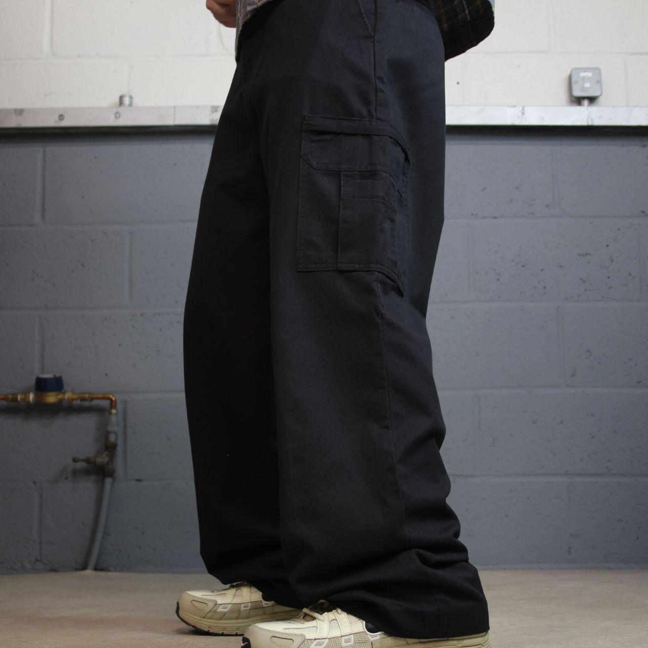 Dickies cargo utility pants W34L31 black loose Loose chino utility skate work trousers