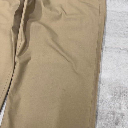 Vintage Dickies chino work pants W42L32 Khaki 90s skate style workwear trousers slim straight casual