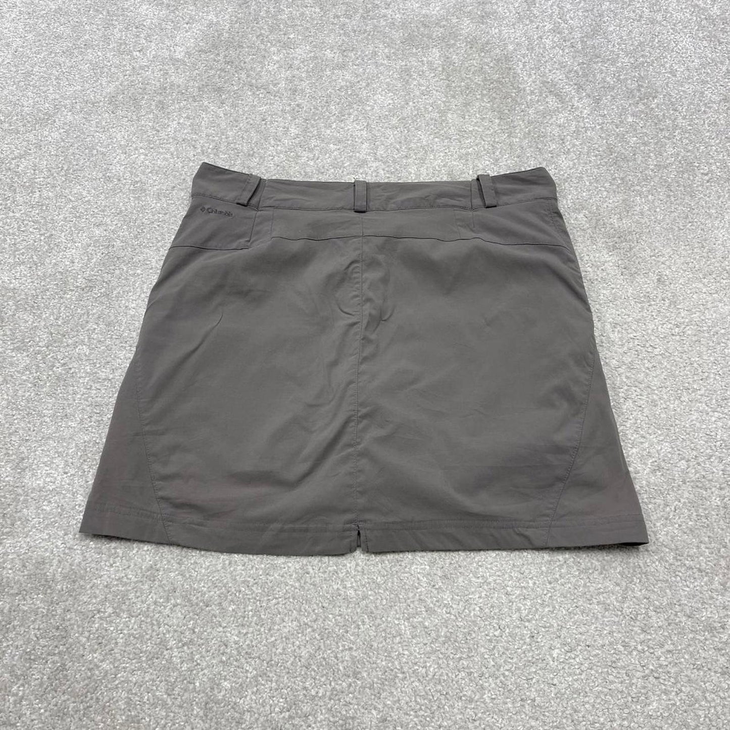 Y2k Columbia skort hiking / walking technical style grey short skirt with shorts summer festival