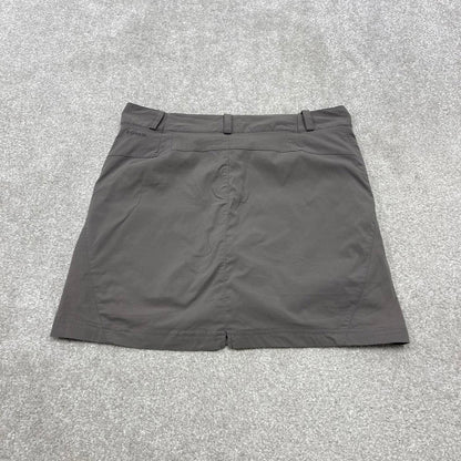 Y2k Columbia skort hiking / walking technical style grey short skirt with shorts summer festival