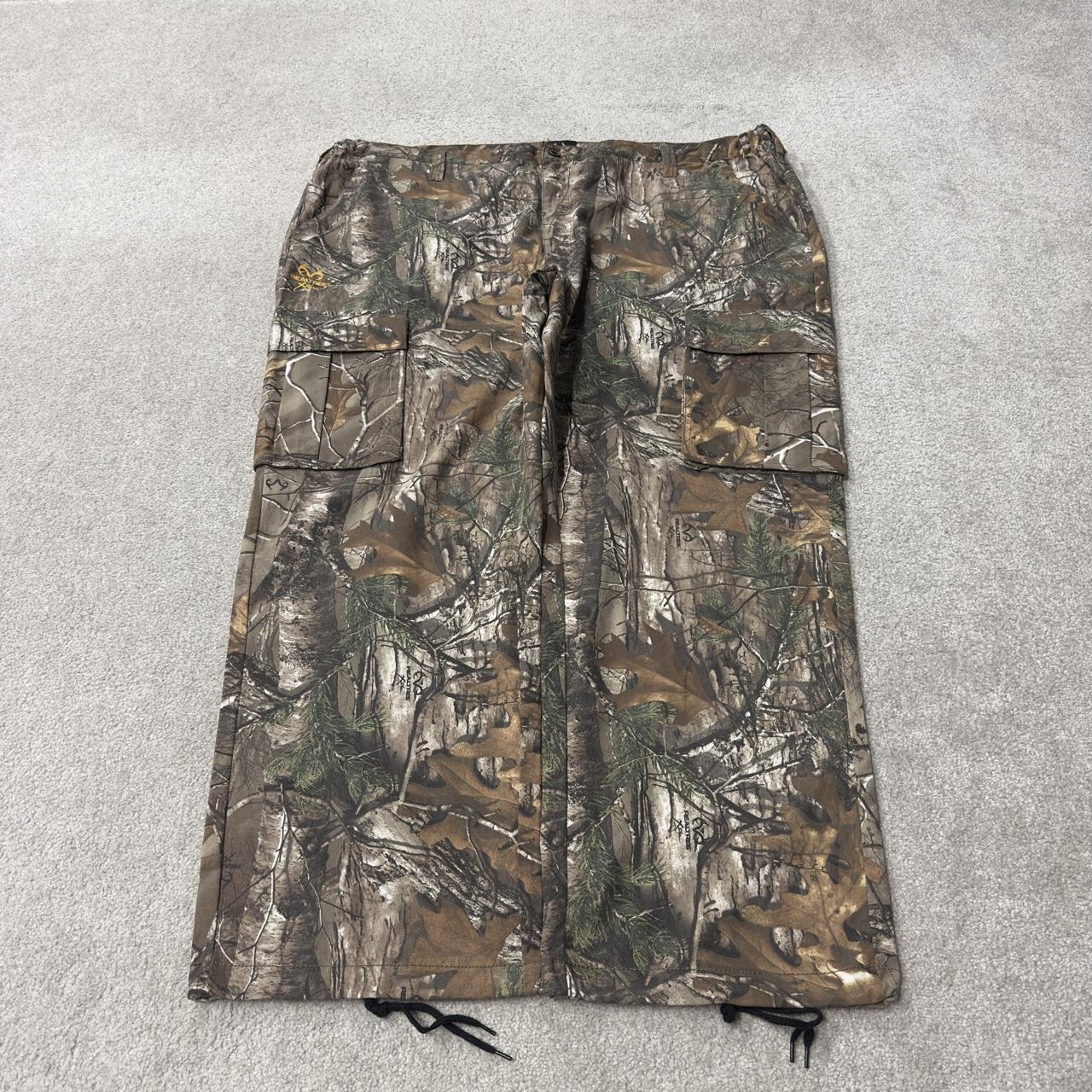 Realtree baggy camo cargo pants y2k khaki XXL Wide leg camouflage hunting pants