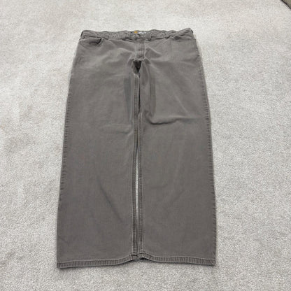 Carhartt carpenter pants relaxed y2k faded brown Loose straight leg skater style workwear pants