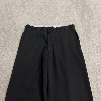 Dickies chino pants black loose W34L32 Lightweight floaty skate work trousers
