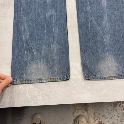 Blue Rocawear jeans W36 L35 loose denim y2k embroidered design jeans