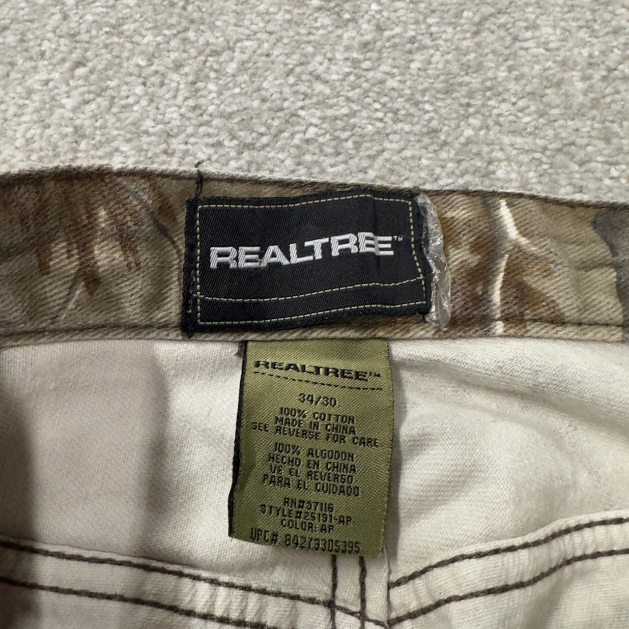Realtree camo jeans y2k double knee khaki Straight leg Realtree camouflage pants