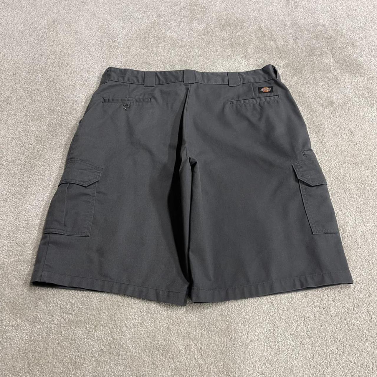 Dickies extra baggy cargo shorts chino grey Skater / surf style shorts long wide leg festival